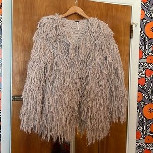 Free People size medium cardigan statement sweater